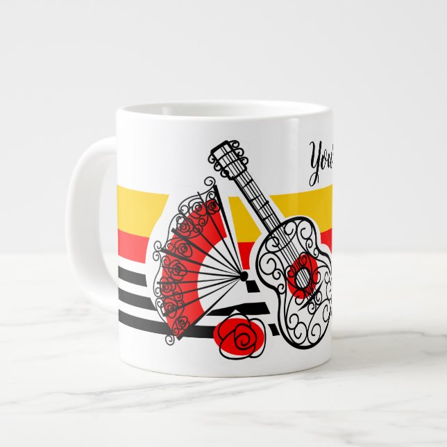 Taza De Café Gigante Español Souvenirs Classic Strike Name mug jumbo (Izquierda)
