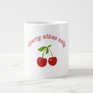 Taza De Café Gigante Especialidad Mug cherry