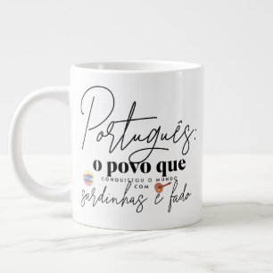 Taza De Café Gigante Especialidad Mug Portugués o povo que conquistou