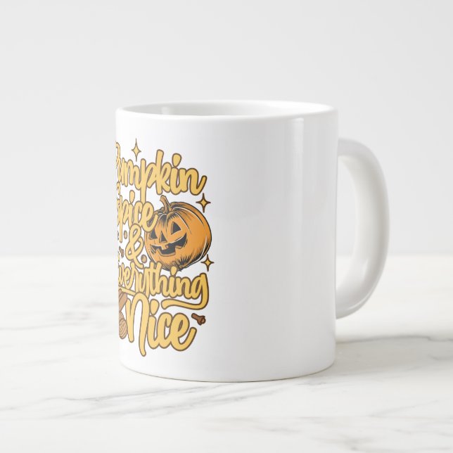 Taza De Café Gigante Especie de calabaza y todo lo bueno (Derecha)