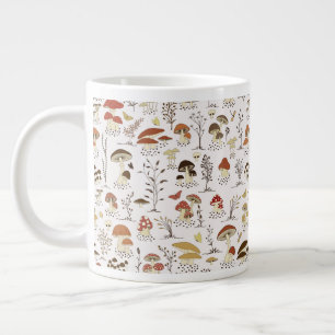 Taza De Café Gigante Espectáculo caprichoso de los hongos de Woodland