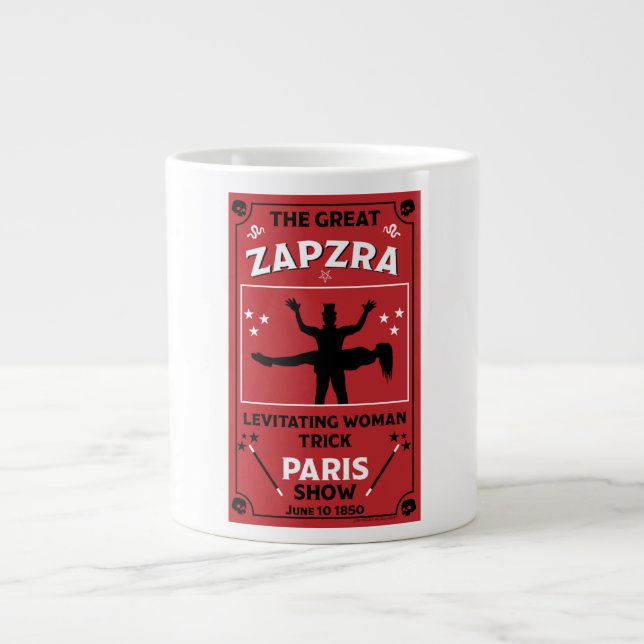 Taza De Café Gigante Espectáculo mágico victoriano clásico (Frente)