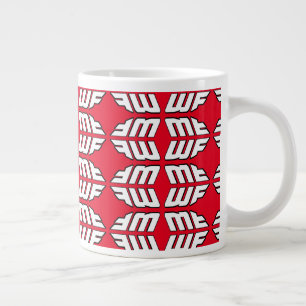 Taza De Café Gigante Espejo rojo WF MUG