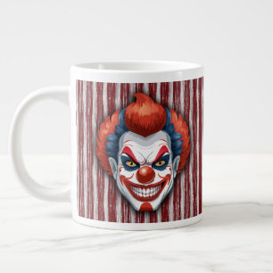 Taza De Café Gigante Espeluznante Halloween del Carnaval de Payaso