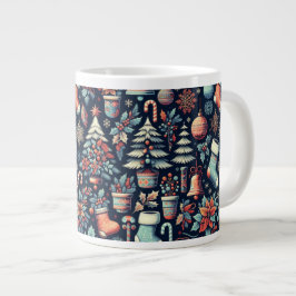 Taza De Café Gigante Espíritu Navideño
