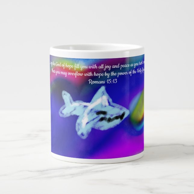 Taza De Café Gigante espíritu santo jesus (Frente)