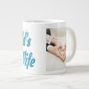 Taza De Café Gigante Esposa Foto cielo azul Café gigante Mug