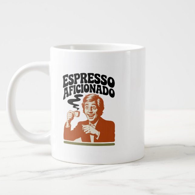 Taza De Café Gigante Espresso Aficionado - Cup   (Izquierda)