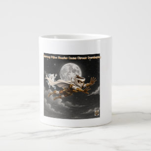 Taza De Café Gigante Espresso Enforcer vs. Pillow Monster