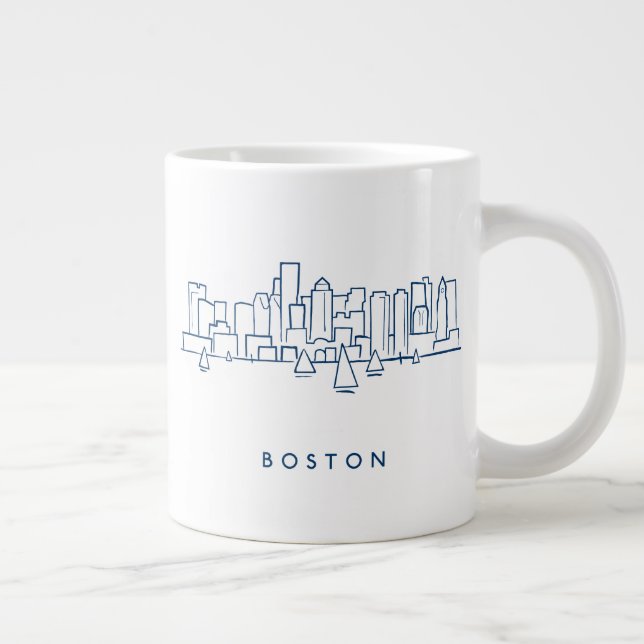 Taza De Café Gigante Esquina de Boston (Derecha)