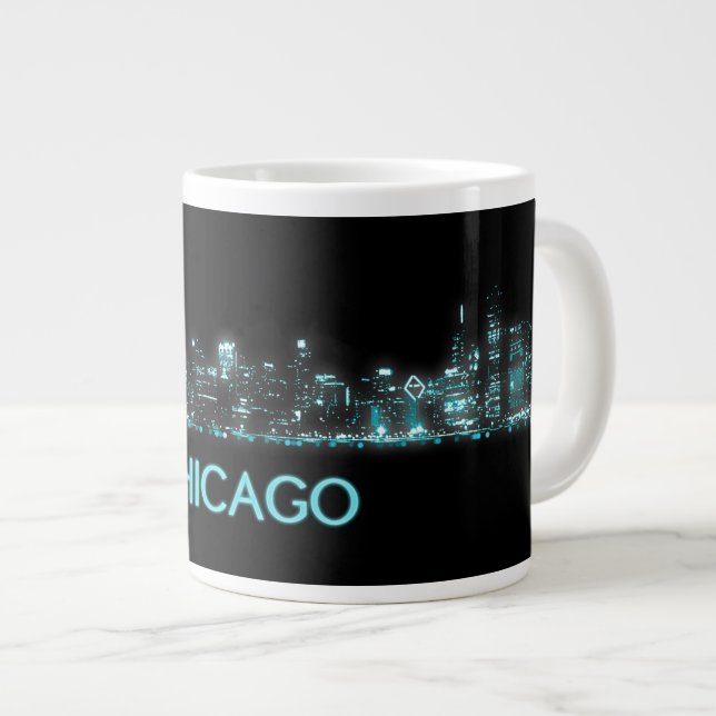 Taza De Café Gigante Esquina de Chicago (Derecha)