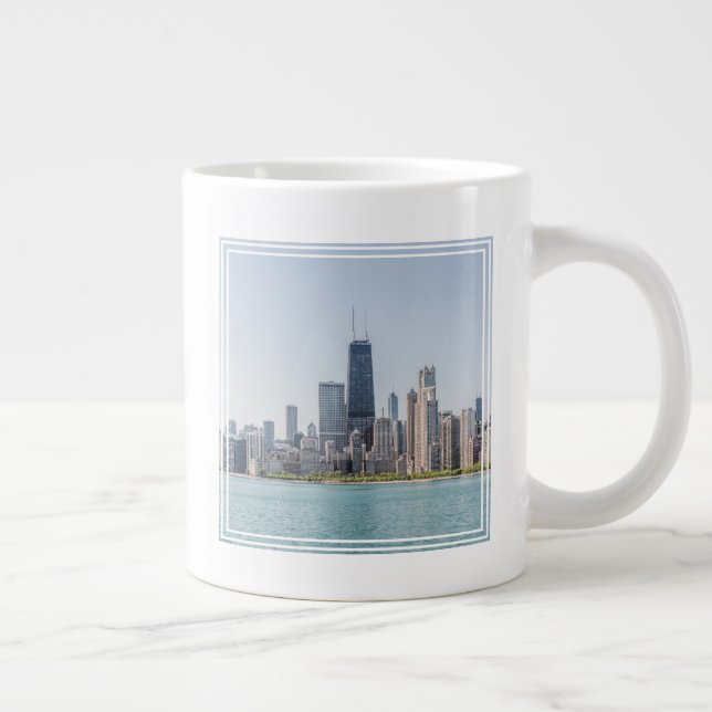 Taza De Café Gigante Esquina De Chicago Con El Lago Michigan (Derecha)