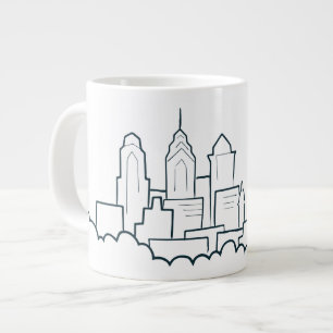 Taza De Café Gigante Esquina de Filadelfia Pensilvania