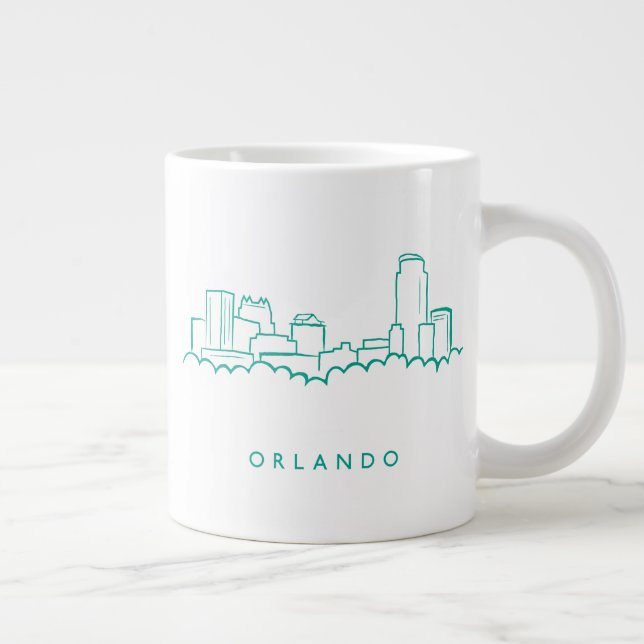 Taza De Café Gigante Esquina Orlando Florida (Derecha)
