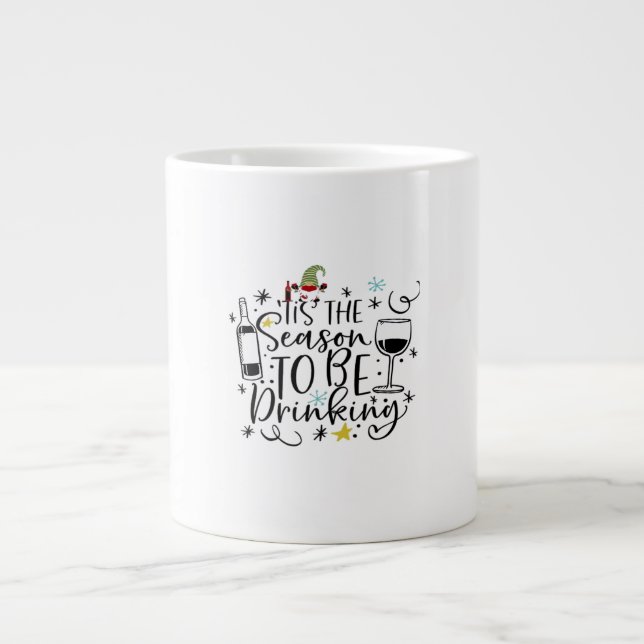 Taza De Café Gigante Esta Es La Temporada De Beber (Frente)