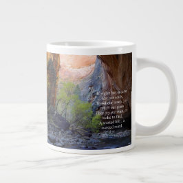 Taza De Café Gigante Establecimiento de objetivos Inspiradores