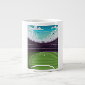 Taza De Café Gigante Estadio de Fútbol