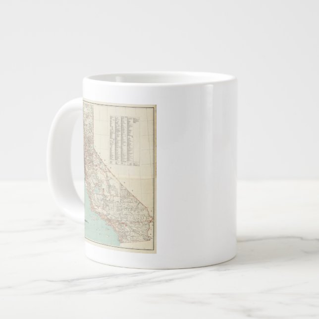 Taza De Café Gigante Estado de California 2 (Izquierda)