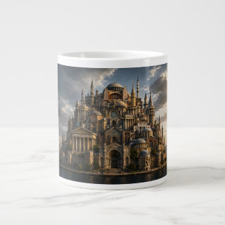 Taza De Café Gigante Estambul a través de las edades | Paisaje urbano l