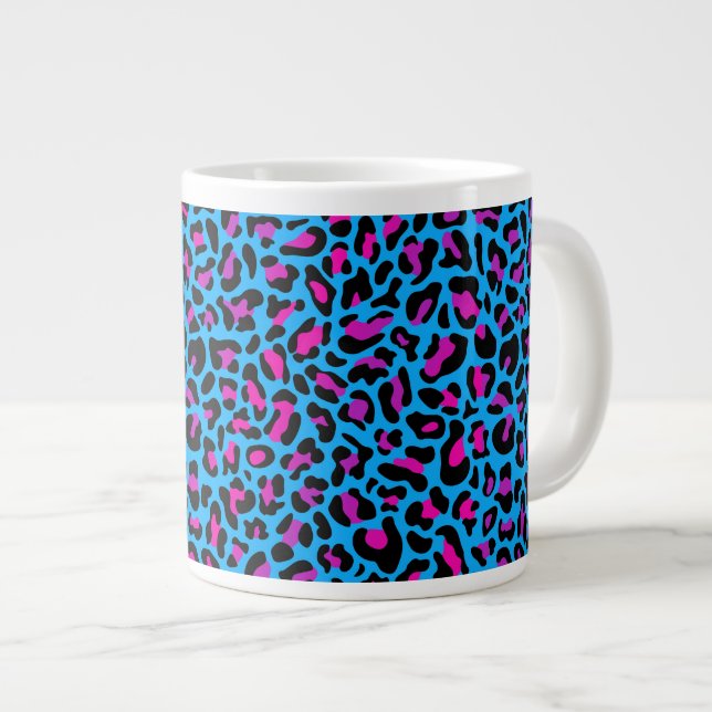 Taza De Café Gigante Estampado de leopardo (Derecha)