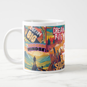 Taza De Café Gigante Estar inspirado - Diseños motivacionales y de mejo