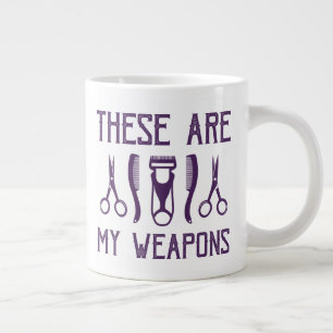 Taza De Café Gigante Estas son mis armas