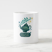 Estelar Sips y Estrella deja Mug - Té cósmico