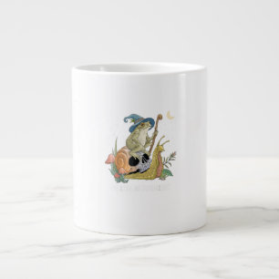 Taza De Café Gigante Estética Cottagecore Bruja Rana Caracol Hongo Ir