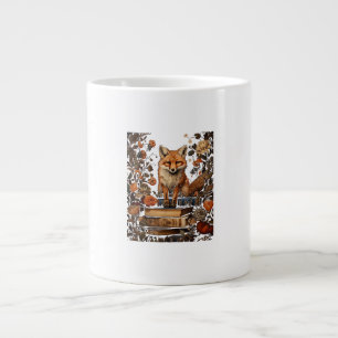 Taza De Café Gigante Estética Cottagecore Con Libro Lindo Goblincore Mi