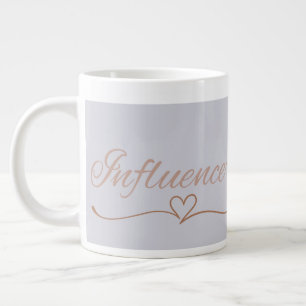 Taza De Café Gigante Estética de Influencer, Regalo de Cumpleaños Bonit