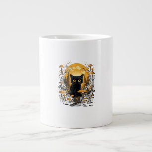 Taza De Café Gigante Estética Goblincore y Cottagecore Bajo Hongo