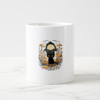Taza De Café Gigante Estética Goblincore y Cottagecore Bajo Hongo