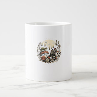 Taza De Café Gigante Estética Goblincore Y Cottagecore Drea De Hongos