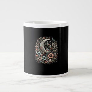Taza De Café Gigante Estética Retro Goblincore y Cottagecore Hongos