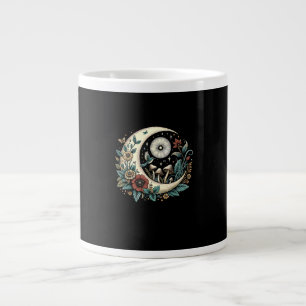 Taza De Café Gigante Estético Goblincore Cottagecore Hongo Minimalista