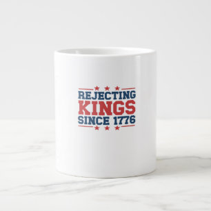 Taza De Café Gigante Estilo Clásico Rechazando Reyes Desde 1776