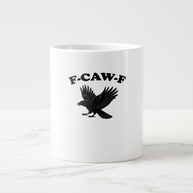 Taza De Café Gigante Estilo creativo F-Caw-F (Frente)