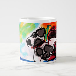 Taza De Café Gigante Estilo de amante dálmata