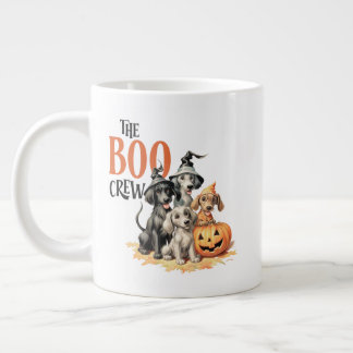 Taza De Café Gigante Estilo de época de mediados de siglo "The Boo Crew