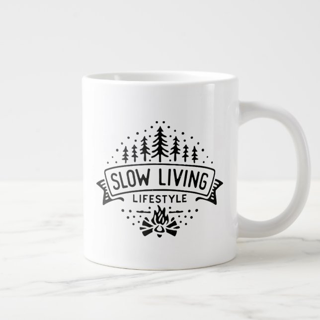 Taza De Café Gigante Estilo de vida lento (Derecha)