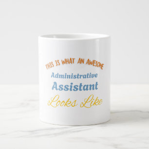 Taza De Café Gigante Esto Es Lo Que Es Un Asistente Administrativo Impr