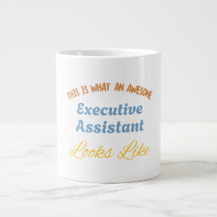 Taza De Café Gigante Esto Es Lo Que Es Un Asistente Ejecutivo Impresion
