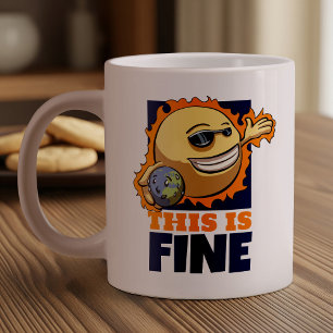 Taza De Café Gigante Esto es un buen Personalizado del calentamiento gl