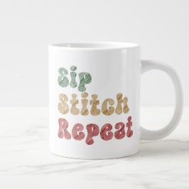 Taza De Café Gigante Estopa de punto de crochet