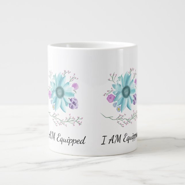 Taza De Café Gigante Estoy equipado con un mug especializado (Frente)