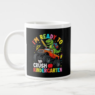 Taza De Café Gigante Estoy listo para aplastar el primer día de jardín