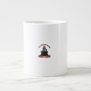 Taza De Café Gigante Estoy orgulloso de ser británico