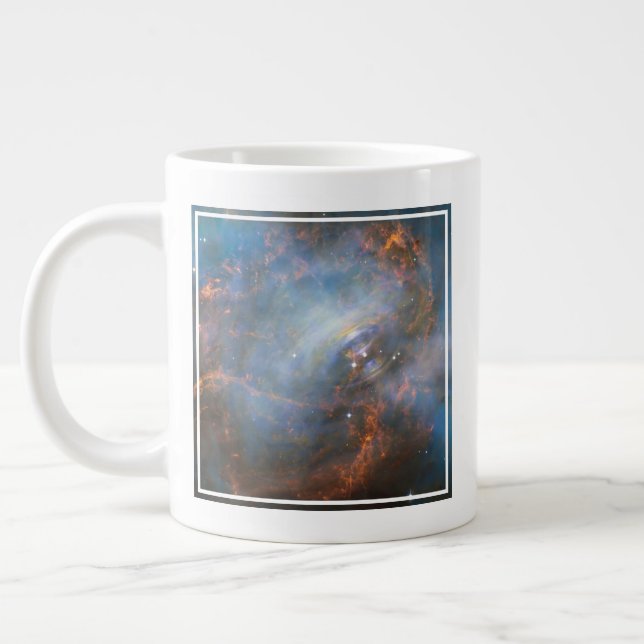Taza De Café Gigante Estrella Central Del Neutrón En La Nebulosa Del Ca (Izquierda)