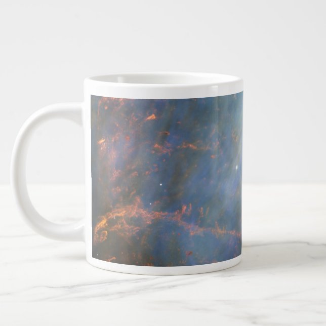 Taza De Café Gigante Estrella Central Del Neutrón En La Nebulosa Del Ca (Izquierda)