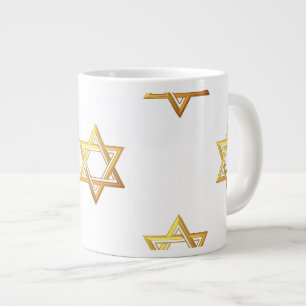 Taza De Café Gigante Estrella de David